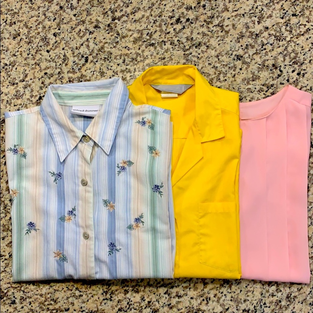 Vintage blouse bundle inspired by Sezane & Doen